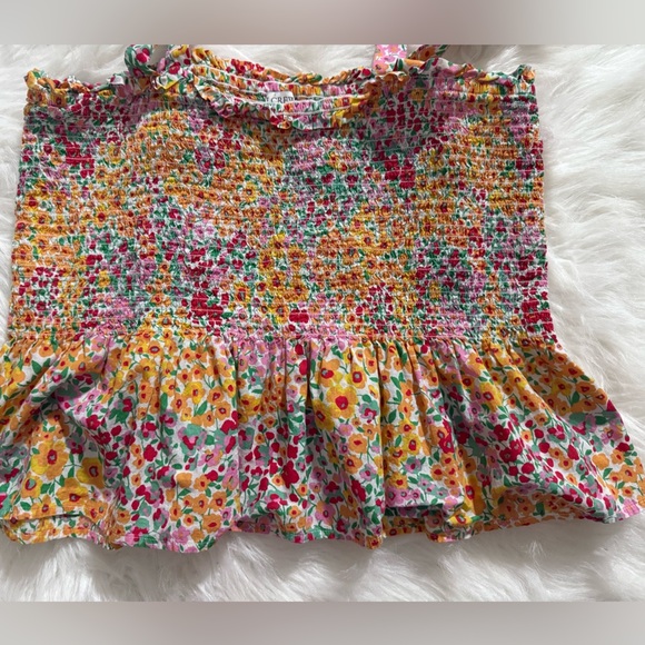 🎄J. Crew Multicolor Floral Smocked Camisole - Picture 3 of 5